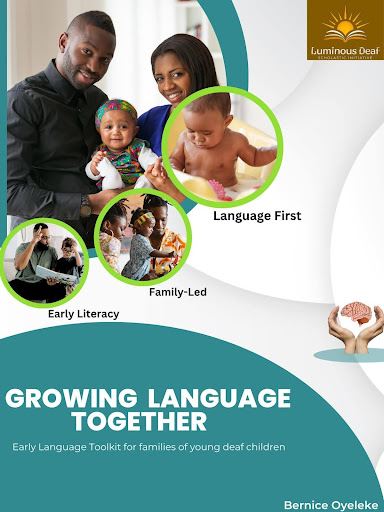 Family supporting a Deaf child